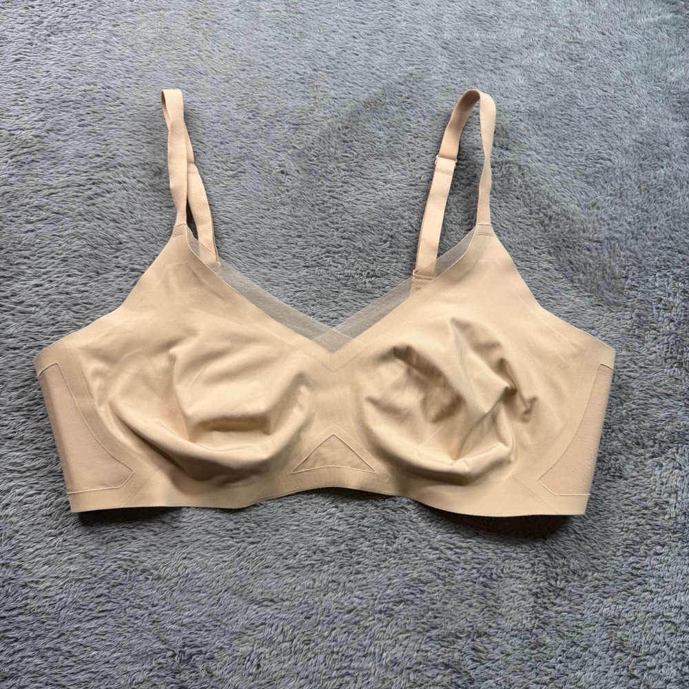 Honeylove CrossOver Lace Bra in Nude
